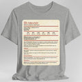 D&D Husband Stat Block T-Shirt